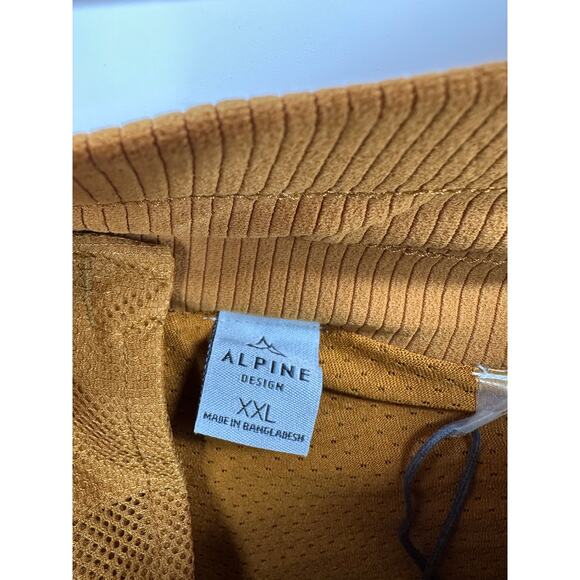 Alpine Skort Women XXL NWT Mustard Brown Stretch Waist Tennis Pickleball Preppy - Picture 6 of 8